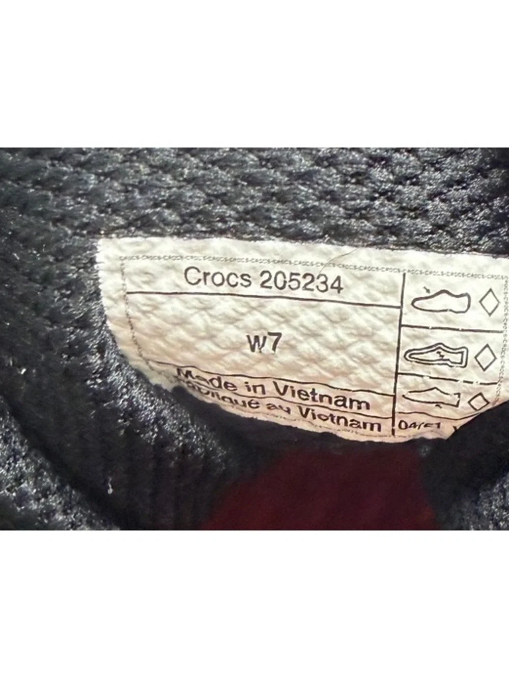 Crocs LiteRide Women’s 7 Black Lace Up Sneakers Comfort Walking Shoes